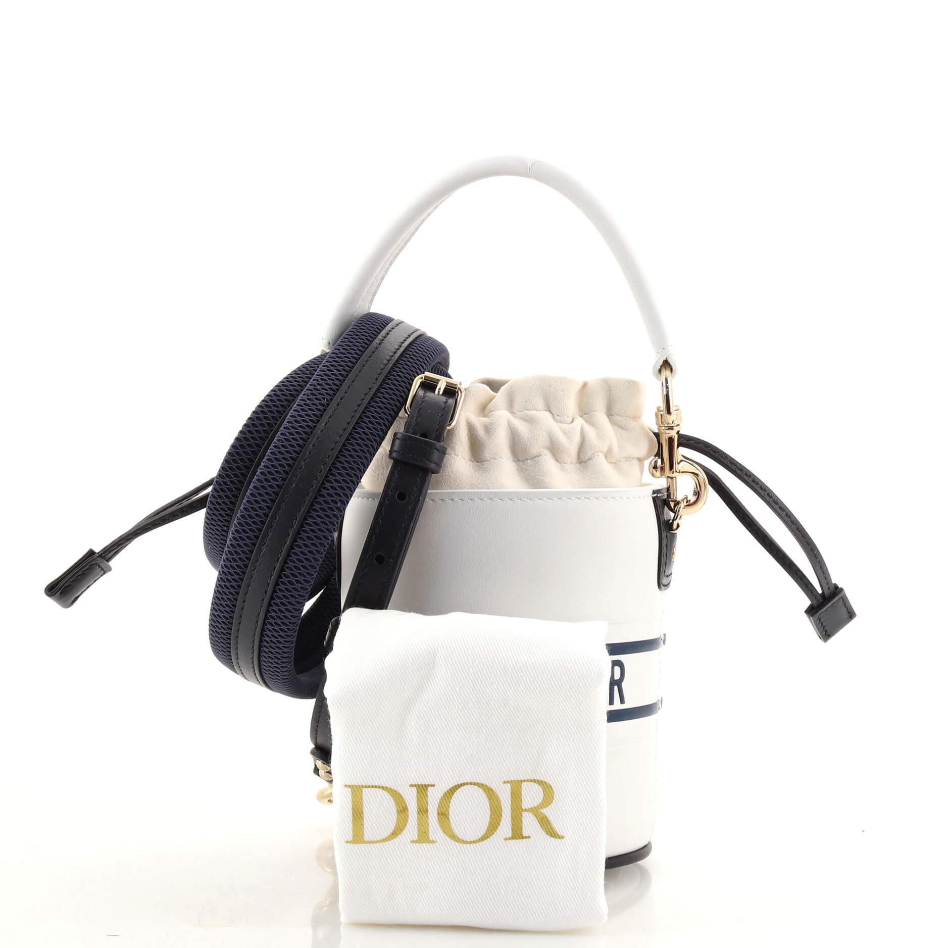 Dior Dream Bucket Bag Dusty Ivory Cannage Cotton with Bead Embroidery  DIOR  US